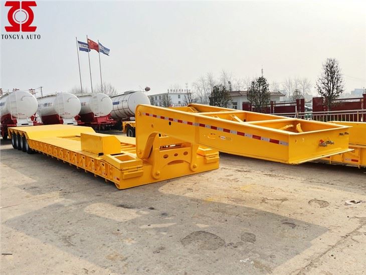 Gooseneck Detachable Lowbed Trailer Cov