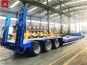 50T Lowbed Semi Trailer