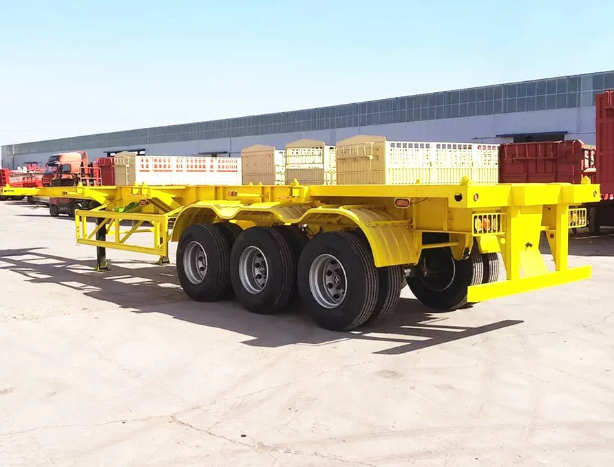 Skeleton Semi Trailer Nrog Gooseneck