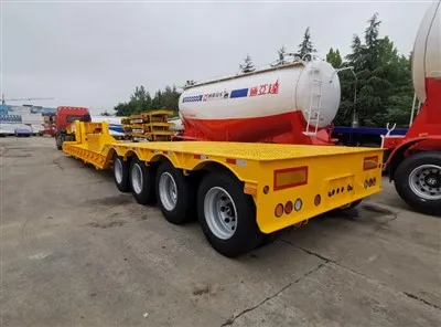 Detachable Gooseneck Lowbed Semi Trailer