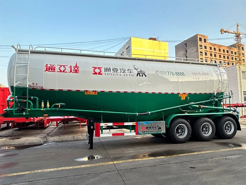 3 Qag 60m3 Bulk Cegent Tanker Semi Trailer