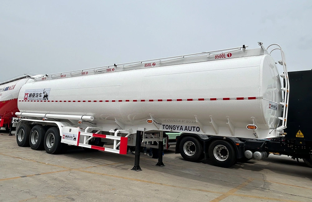 3 qag roj tanker Semi Trailer Kev Muag Khoom