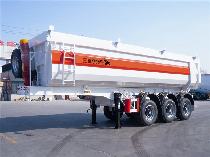Ib Leeg Pob Tseg Semi Trailer