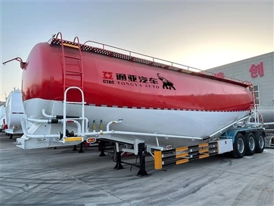 3 Axle BPW Bulk Cement Tanker Semi Trailer