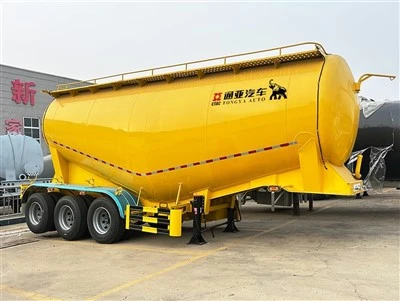 3 Axle Powder Tanker Semi Trailer Kev Muag Khoom