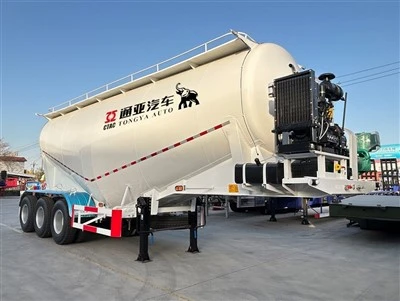 3 Axle 40T Bulk Cement Tanker Semi Trailer