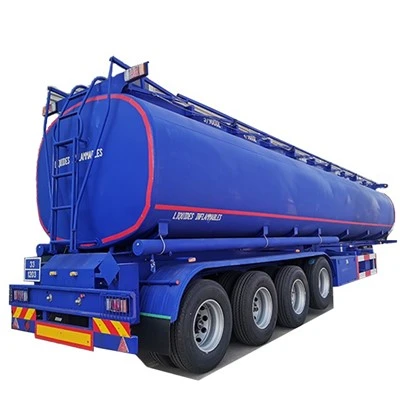 TONGYA Kub Muag 4 Qag Roj Ua Kua Roj Tanker Trailers Tank Semi Trailer